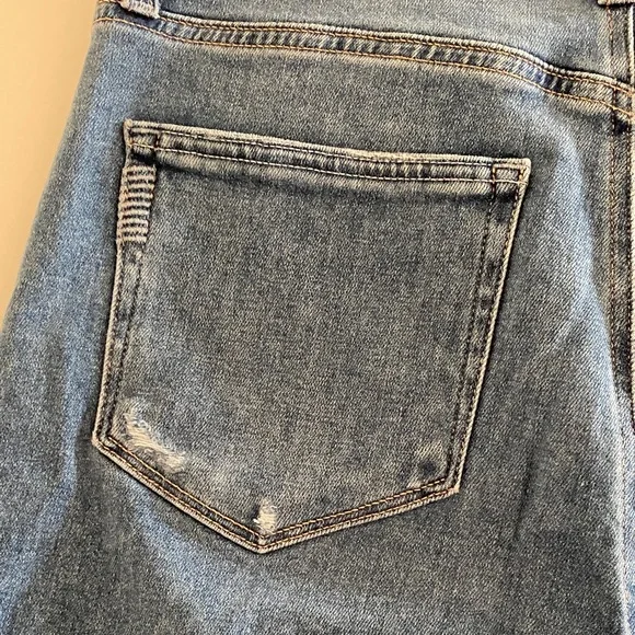 PAIGE Women’s Classic Blue Wide Leg Jeans - Picture 5 of 6